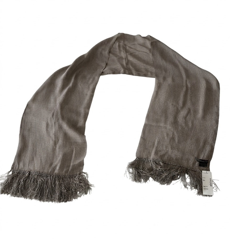 Classiques Entier 100% Silk Fringed Scarf - Nordstrom - New With Tags